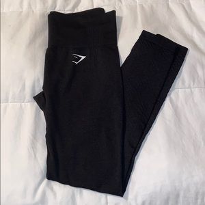 Gymshark Vital Seamless Black Marl Leggings